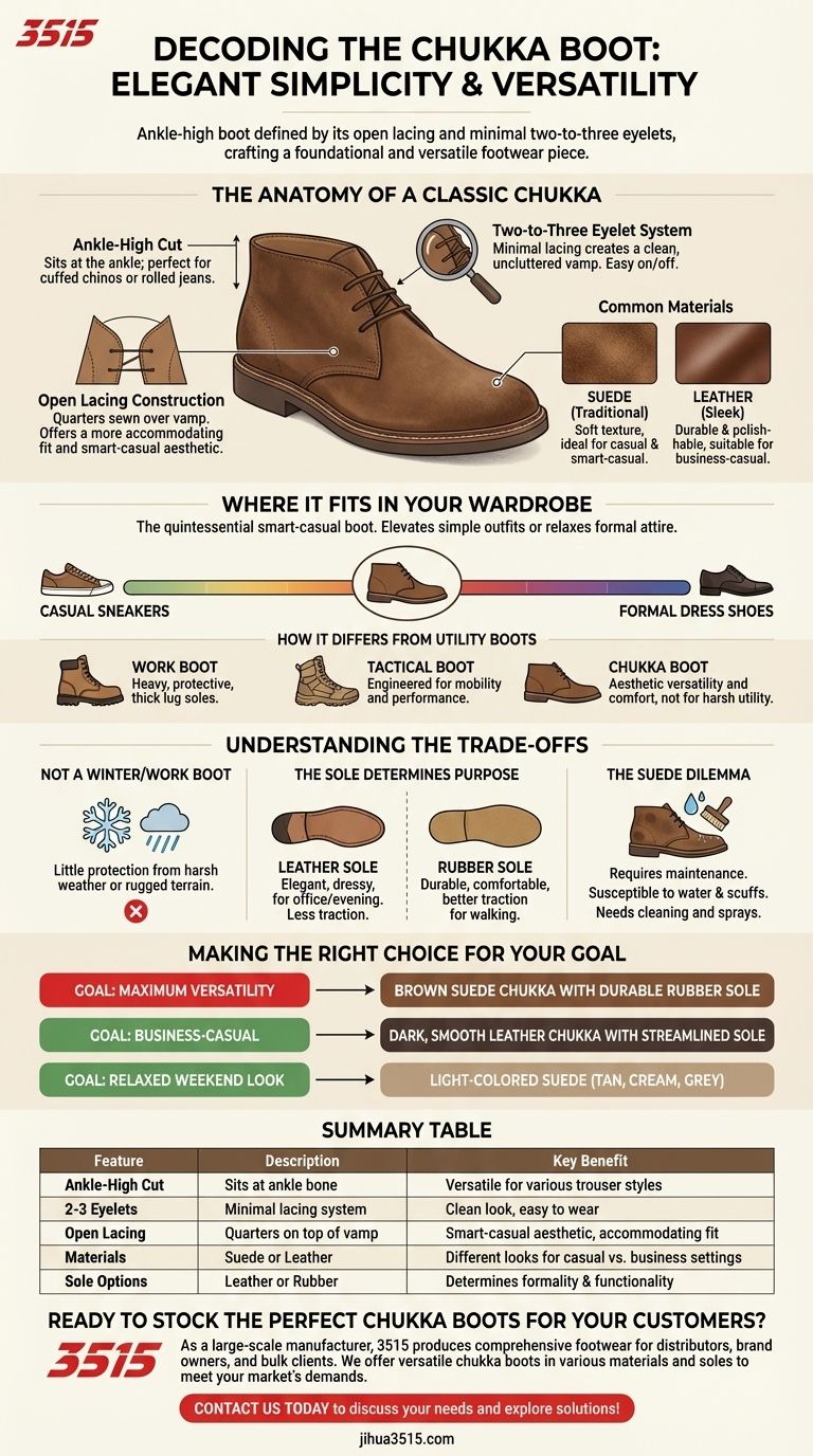 Was sind Chukka Boots? Der ultimative Leitfaden für vielseitige knöchelhohe Schuhe Visuelle Anleitung