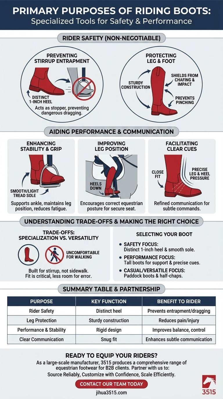 Was sind die Hauptzwecke von Reitstiefeln? Wesentliche Sicherheit und Leistung für jeden Reiter Visuelle Anleitung
