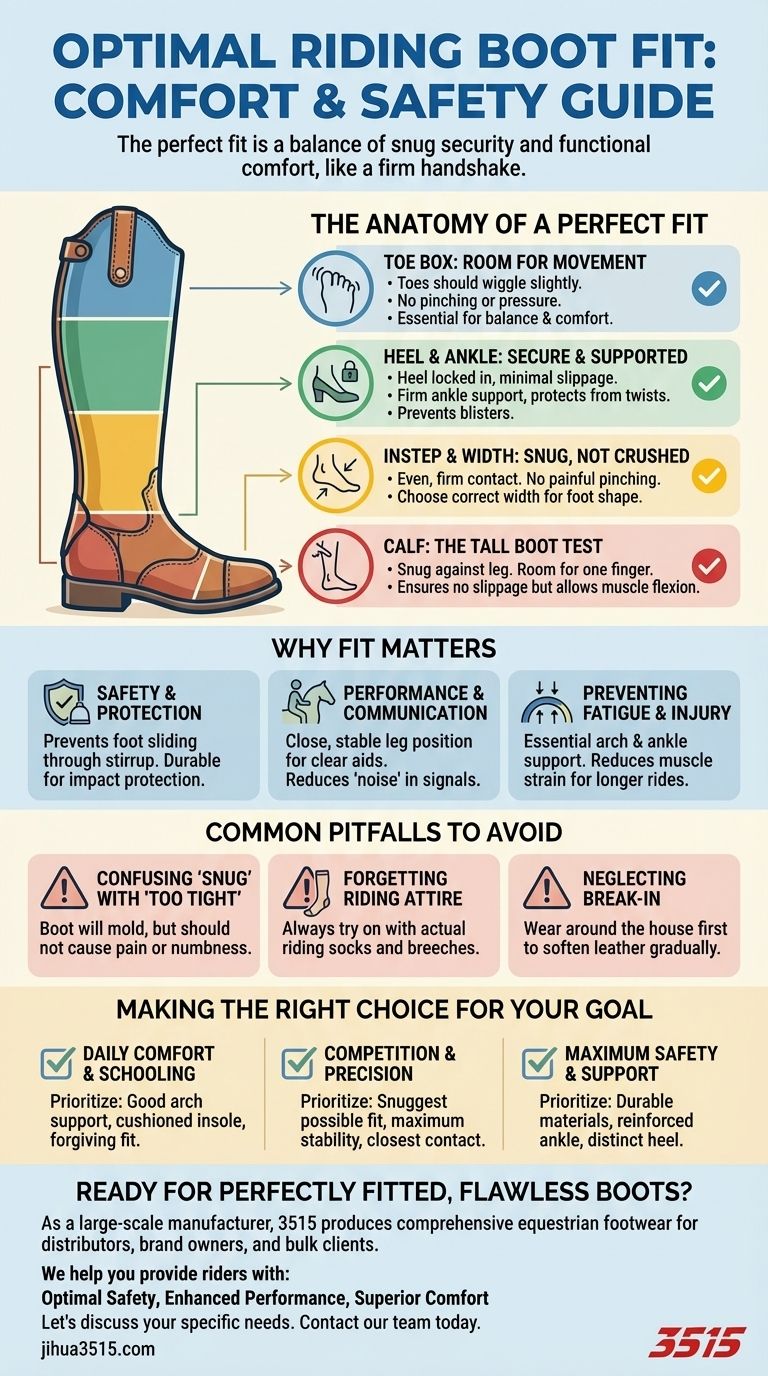 最適な快適さと安全性を実現するために、ライディングブーツはどのようにフィットすべきか？確実なパフォーマンスのためのガイド ビジュアルガイド