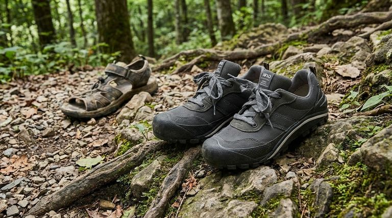 Quali sono gli svantaggi dei sandali sportivi per l'escursionismo? Mancanza di protezione e supporto alla caviglia