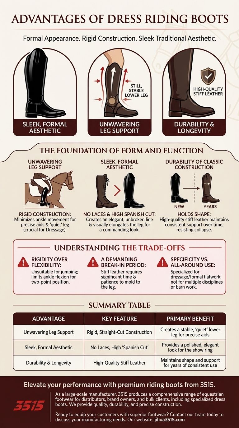 骑马靴的优点是什么？为正式马术项目提供卓越支撑 图解指南