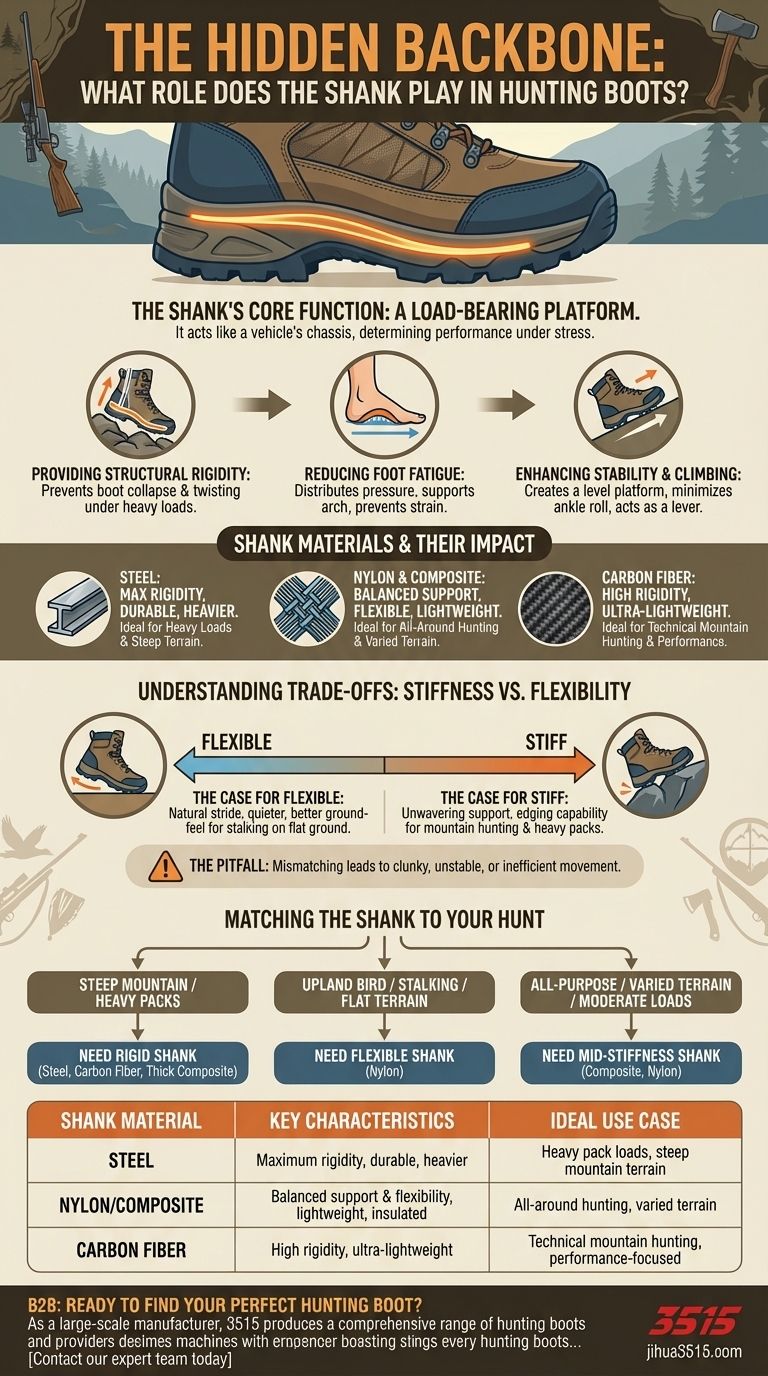 Qual è il ruolo del gambetto negli scarponi da caccia? La tua guida a un supporto imbattibile per i piedi Guida Visiva