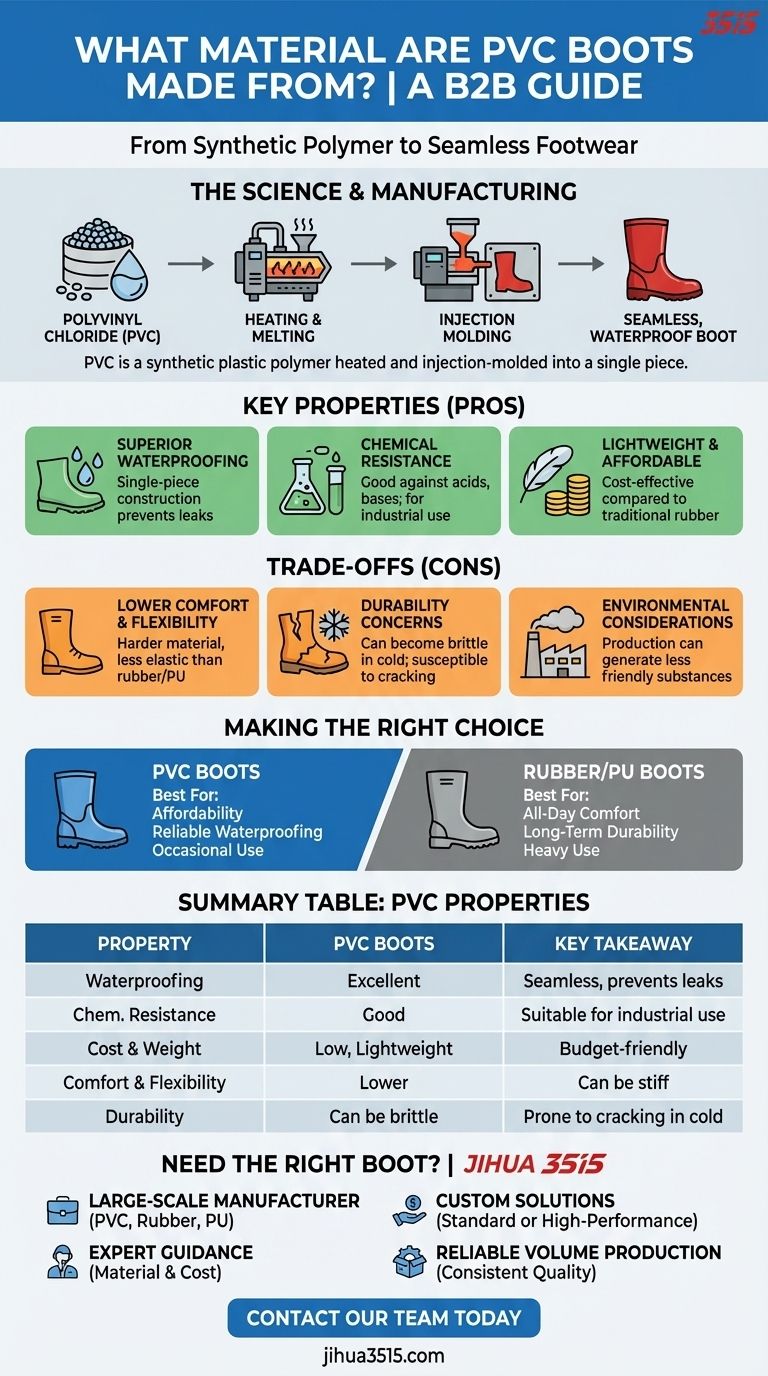 What material are PVC boots made from? A Guide to Their Pros, Cons & Best Uses Visual Guide