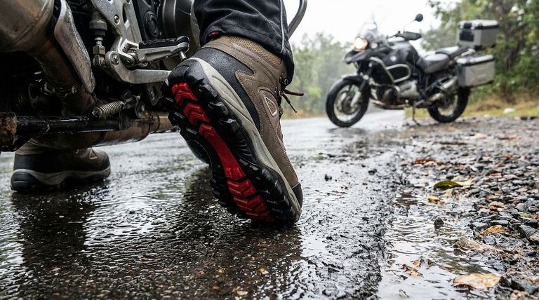 ¿Por qué son importantes las suelas antideslizantes en las botas de moto? Garantiza seguridad y control en cada viaje