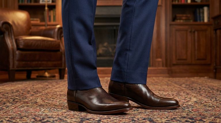 Was sind die wichtigsten Regeln für die Kombination von Cowboystiefeln mit einem Anzug? Meistern Sie die Kunst des selbstbewussten Stils