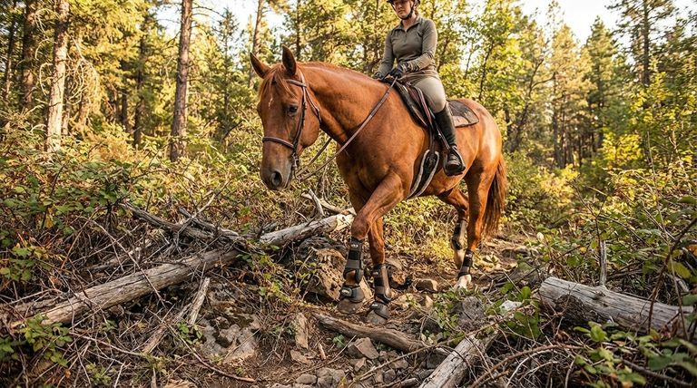 What environmental hazards can horse boots protect against? Shielding Your Horse's Legs from Trail Dangers