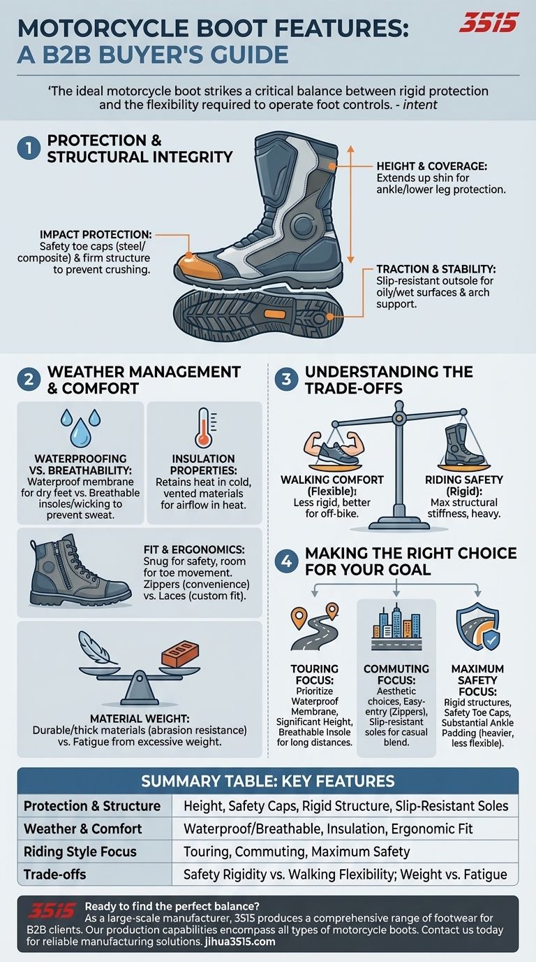 Worauf sollte man bei Motorradstiefeln achten? Ein Leitfaden für Sicherheit & Komfort Visuelle Anleitung