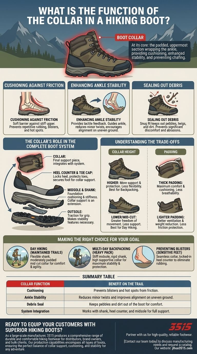 ハイキングブーツの履き口の機能とは？冒険に最適なフィット感を見つけよう ビジュアルガイド