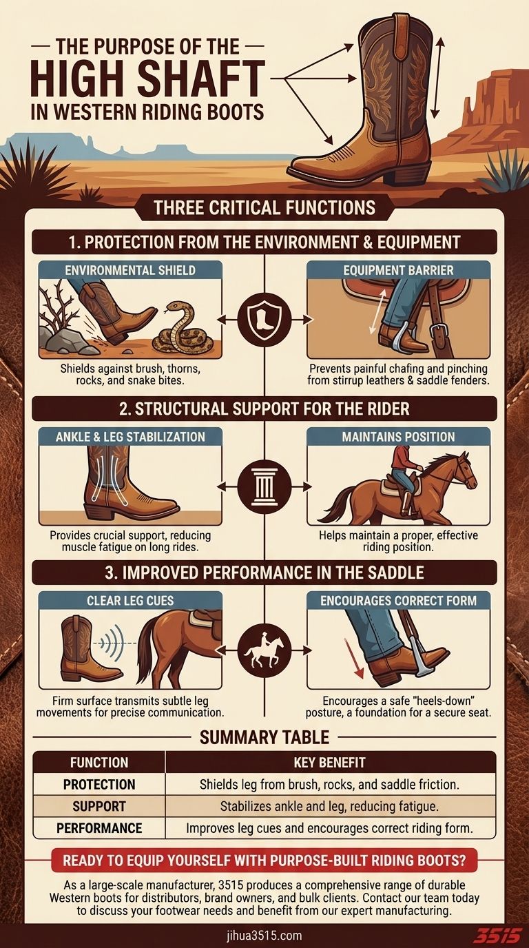 西部骑马靴的高筒有什么作用？ essential protection & performance 图解指南