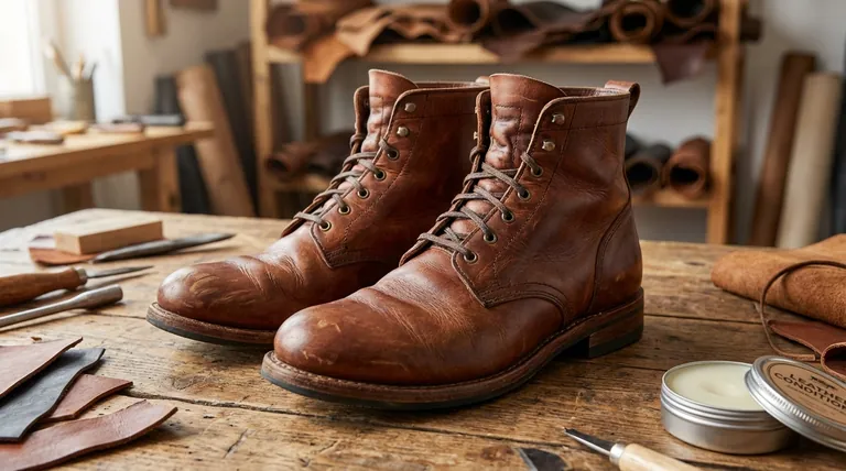 ما هي الخصائص الرئيسية للجلد كامل الحبيبات للأحذية؟ اكتشف المتانة التي لا مثيل لها واللمعان الفريد