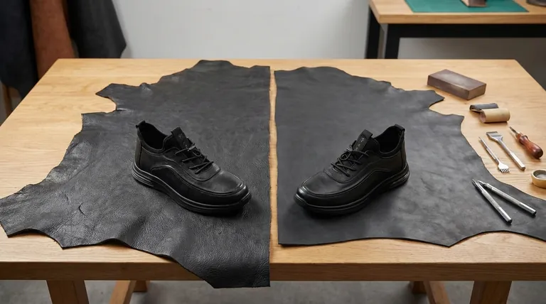 ¿Cómo se diferencia el cuero de grano superior del cuero de grano completo? Elija el cuero adecuado para sus productos