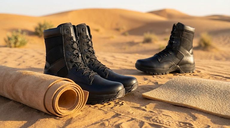 사막 부츠 제작에 일반적으로 사용되는 소재는 무엇인가요? 스웨이드, 크레이프 및 기타 소재 가이드