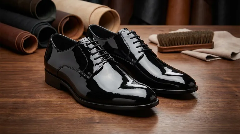 Что делает лакированную кожу отличительной для обуви? Ее привлекательность благодаря высокому блеску и простоте ухода