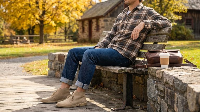 ما هي بعض النصائح لتنسيق أحذية Clarks Desert Boots مع ملابس نهاية الأسبوع الكاجوال؟ أتقن إطلالة نهاية الأسبوع المريحة