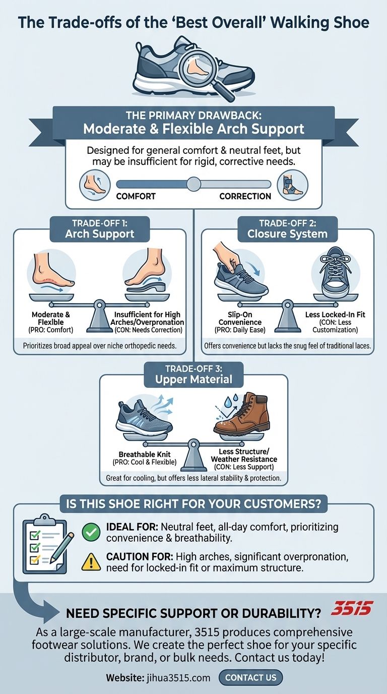 Каковы недостатки лучших универсальных кроссовок для ходьбы? Взгляд на поддержку свода стопы и компромиссы в дизайне Визуальное руководство