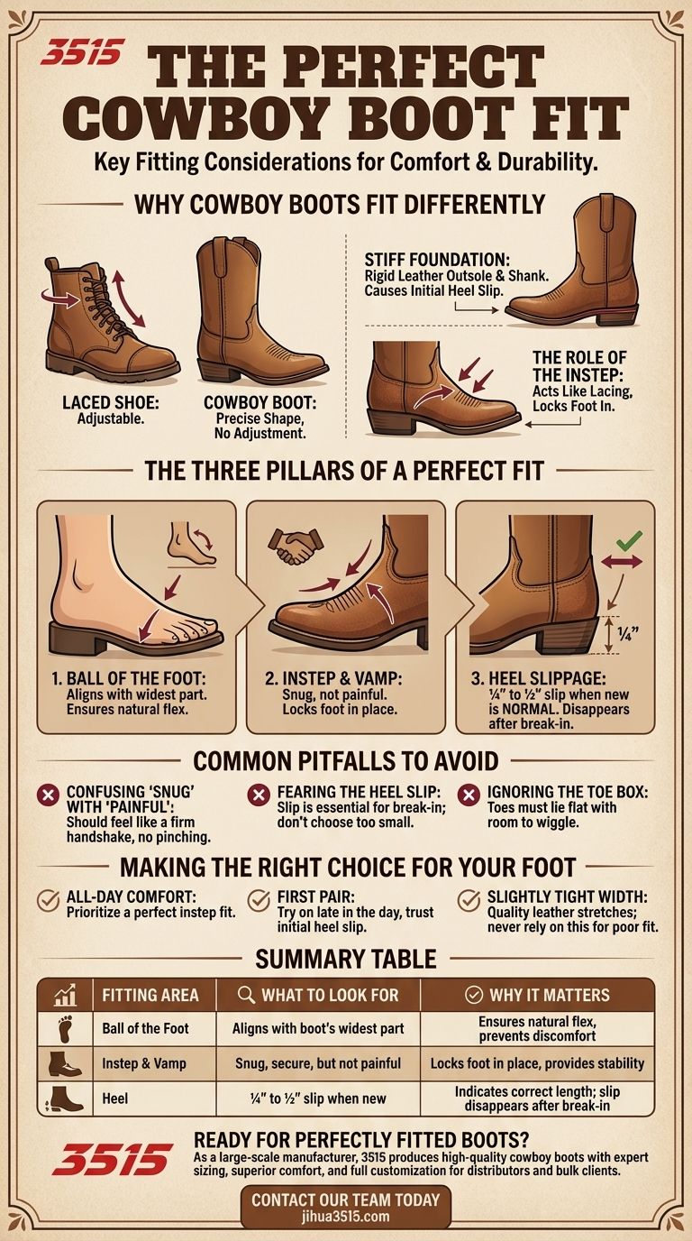 ¿Cuáles son las consideraciones clave para el ajuste de las botas de vaquero? Una guía para el ajuste perfecto Guía Visual