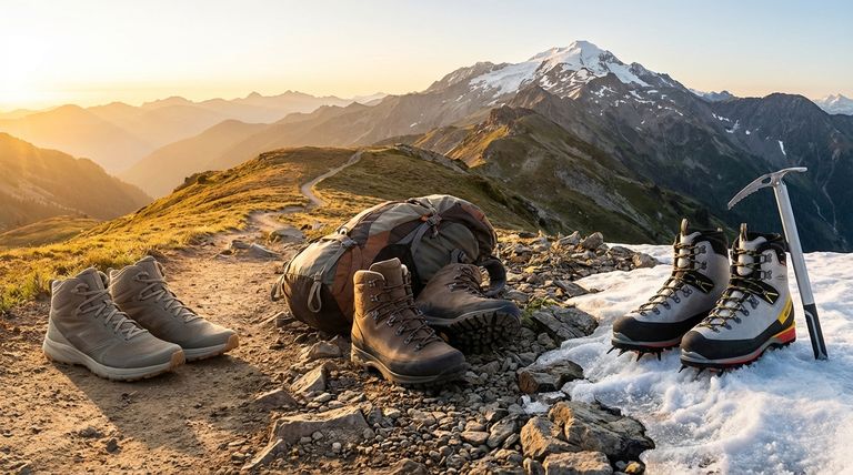 Quais são as três categorias principais de botas de caminhada? Escolha o Suporte Certo para a Sua Trilha
