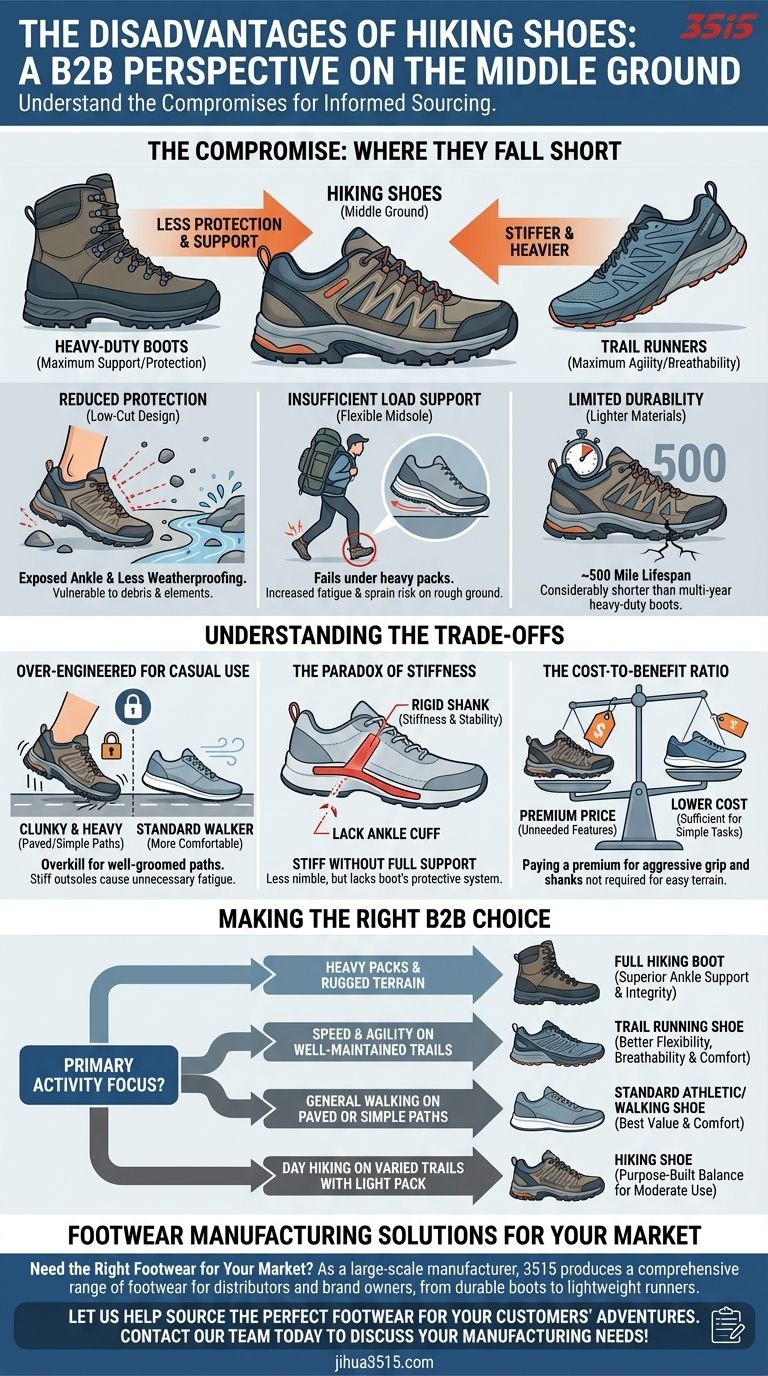 Was sind die Nachteile von Wanderschuhen? Wichtige Einschränkungen & Wann man Stiefel wählen sollte Visuelle Anleitung