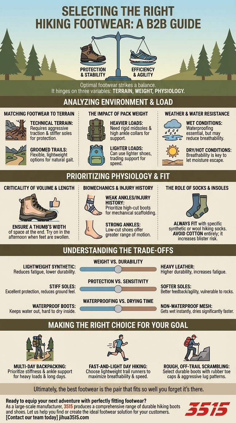 ハイキングシューズを選ぶ際に考慮すべき要素は何ですか？あなたにぴったりの一足を見つけましょう。 ビジュアルガイド