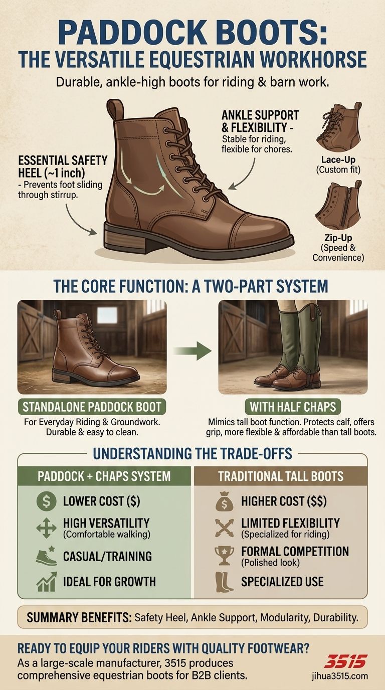 O que são botas de paddock e para que servem? O calçado essencial para equitadores Guia Visual