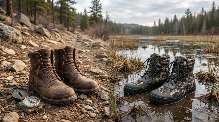 What is the difference between leather and rubber hunting boots? Choose the Right Tool for Your Hunt
