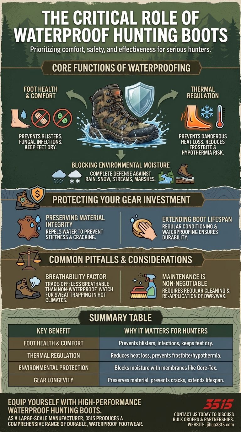 Почему охотникам следует отдавать предпочтение водонепроницаемым охотничьим ботинкам? Обеспечьте комфорт, безопасность и успех Визуальное руководство