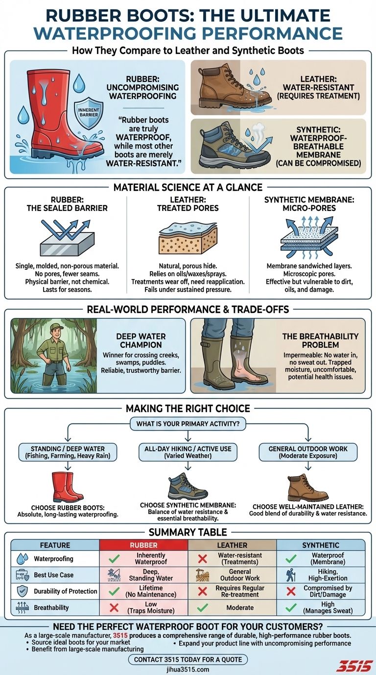ゴム長靴の防水性能はどうですか？絶対的な保護のための比類なき選択肢 ビジュアルガイド