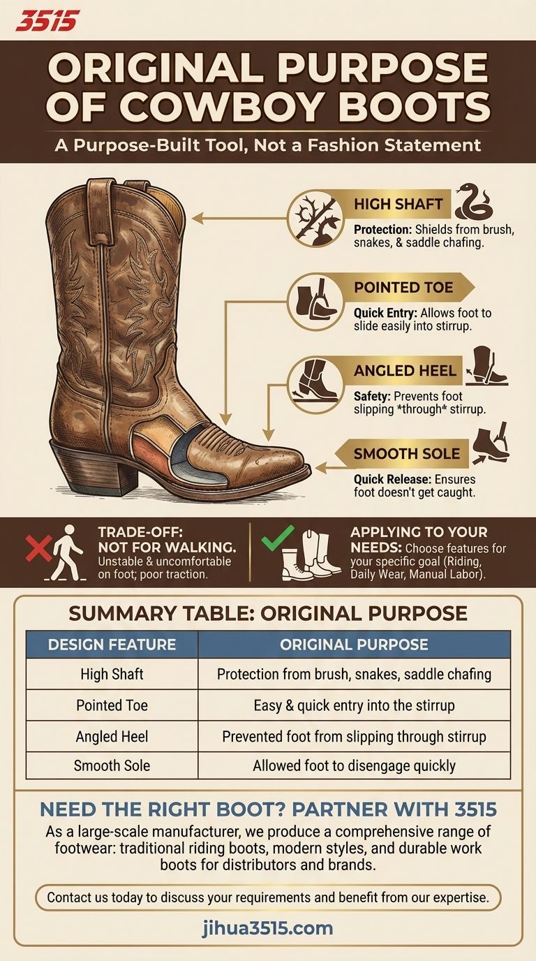 Quel était le but original des bottes de cowboy ? Un outil fonctionnel pour les cavaliers Guide Visuel