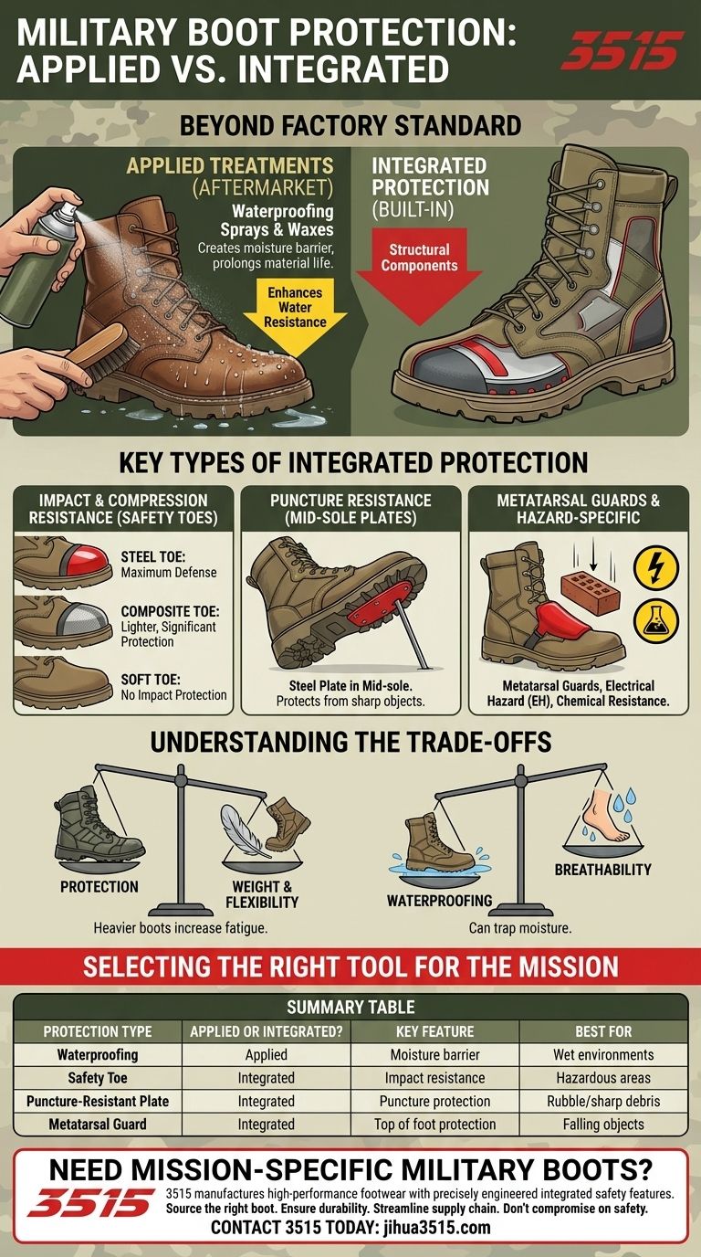 軍用ブーツに追加できる保護機能はありますか？究極の安全性を実現する適切なブーツを選びましょう。 ビジュアルガイド
