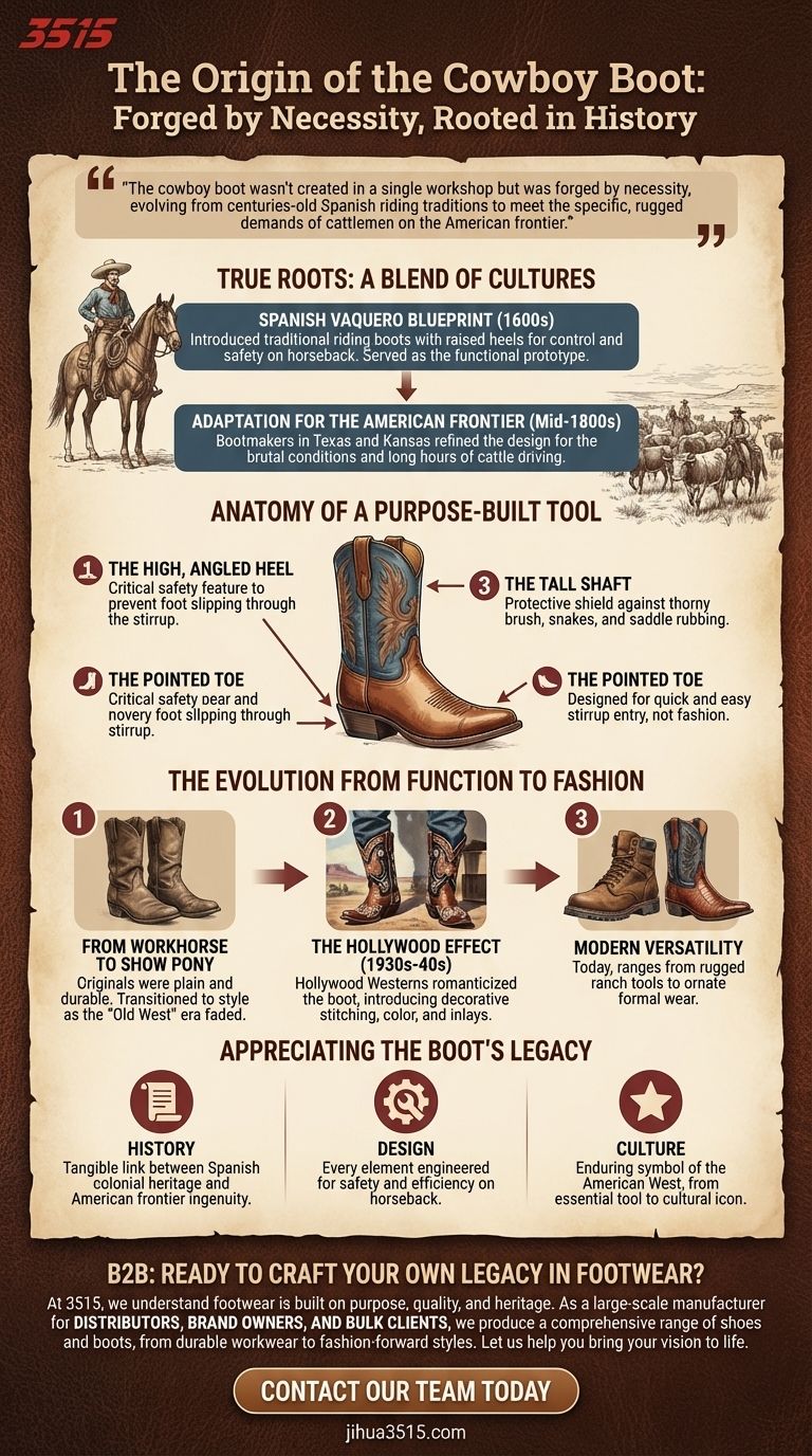牛仔靴起源于何处？一段从西班牙牧马人到美国边疆的旅程 图解指南
