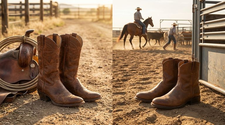 ما هو الفرق بين أحذية رعاة البقر التقليدية وأحذية روبر؟ اختر الحذاء المناسب لاحتياجاتك