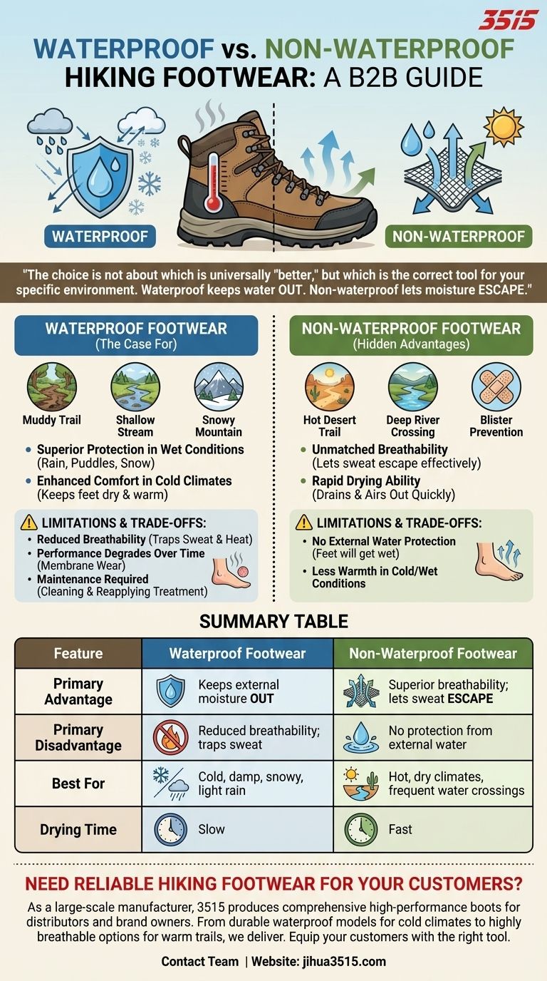 Quels sont les avantages et les inconvénients des chaussures de randonnée imperméables ? Choisissez le bon outil pour votre randonnée Guide Visuel