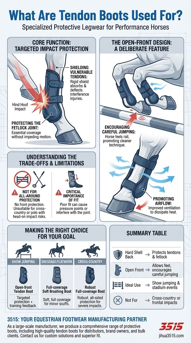 Wofür werden Sehnenstiefel verwendet? Essentieller Schutz für die Vorderbeine Ihres Pferdes Visuelle Anleitung