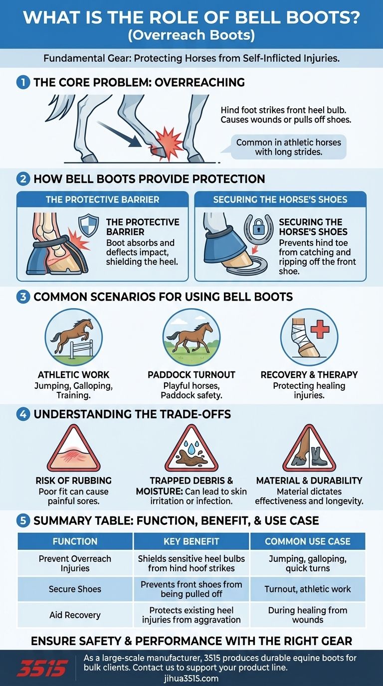ما هو دور أحذية الأجراس؟ حماية أساسية لسلامة حصانك دليل مرئي