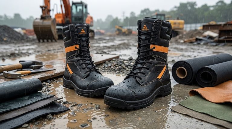 Quels matériaux sont utilisés dans la construction des bottes mentionnées dans le guide d'entretien ? Débloquez des performances d'étanchéité supérieures