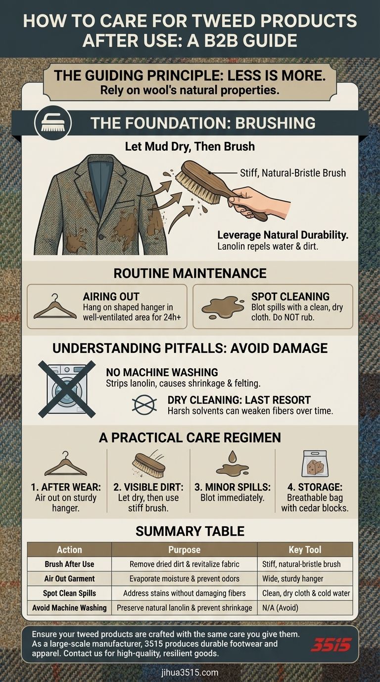 使用後、ツイード製品はどのように手入れすればよいですか？長持ちさせるための簡単なステップをマスターしましょう ビジュアルガイド