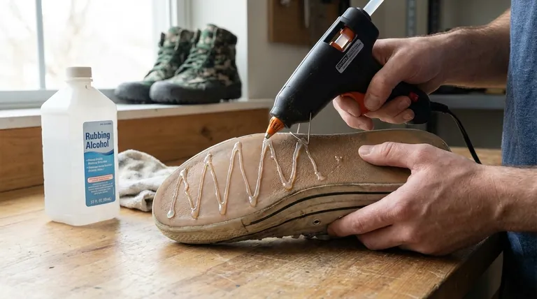 Come si può usare una pistola per colla a caldo per migliorare l'aderenza delle scarpe? Una rapida soluzione fai-da-te per suole scivolose