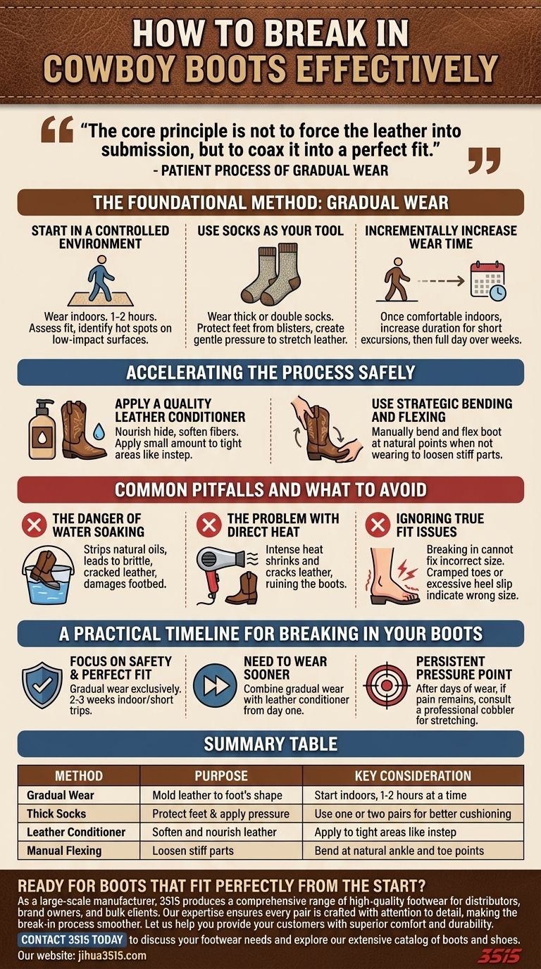 Comment casser efficacement des bottes de cowboy ? Un guide étape par étape et sûr Guide Visuel