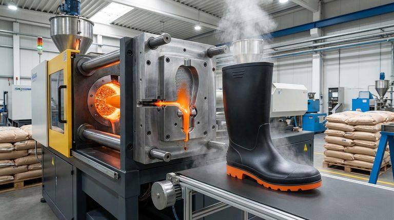 Comment sont fabriquées les bottes de travail en PVC ? Un aperçu de la méthode de moulage par injection