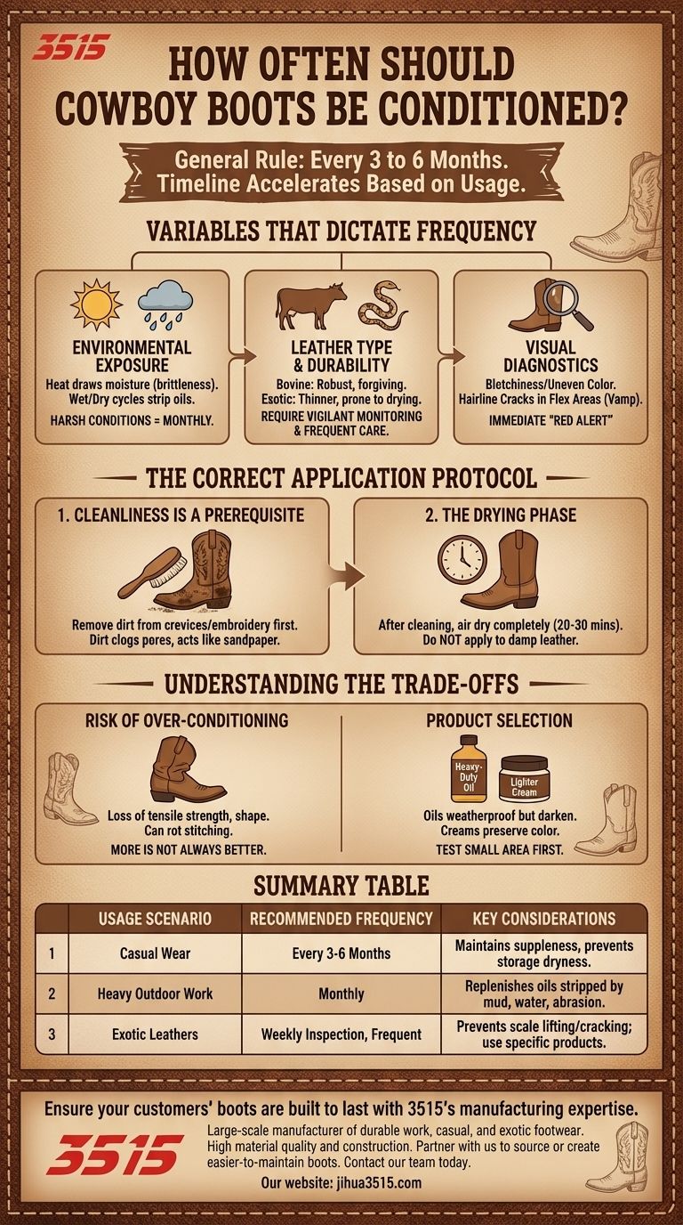 牛仔靴应该多久保养一次？皮革完整性保养指南 图解指南