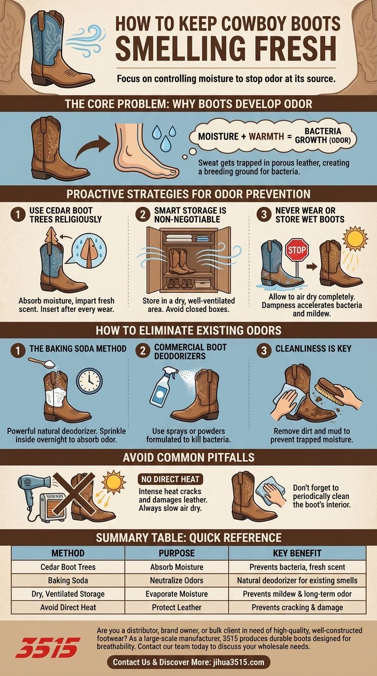 Comment garder les bottes de cowboy fraîches ? Astuces éprouvées pour une fraîcheur durable Guide Visuel