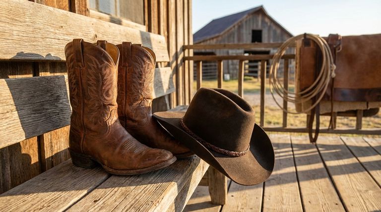 Perché gli stivali da cowboy dovrebbero essere abbinati a un cappello personalizzato? Padroneggia l'iconica silhouette western