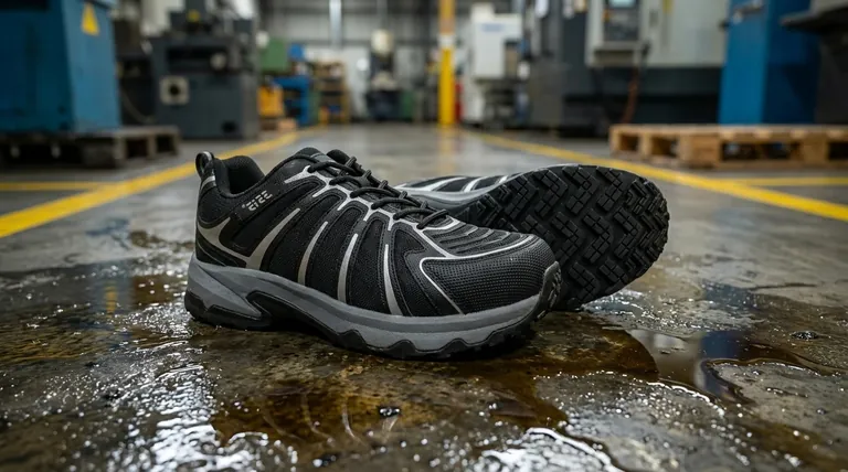 Perché è importante testare l'ambiente di lavoro prima di scegliere scarpe antiscivolo? Abbina la scarpa ai tuoi pericoli specifici