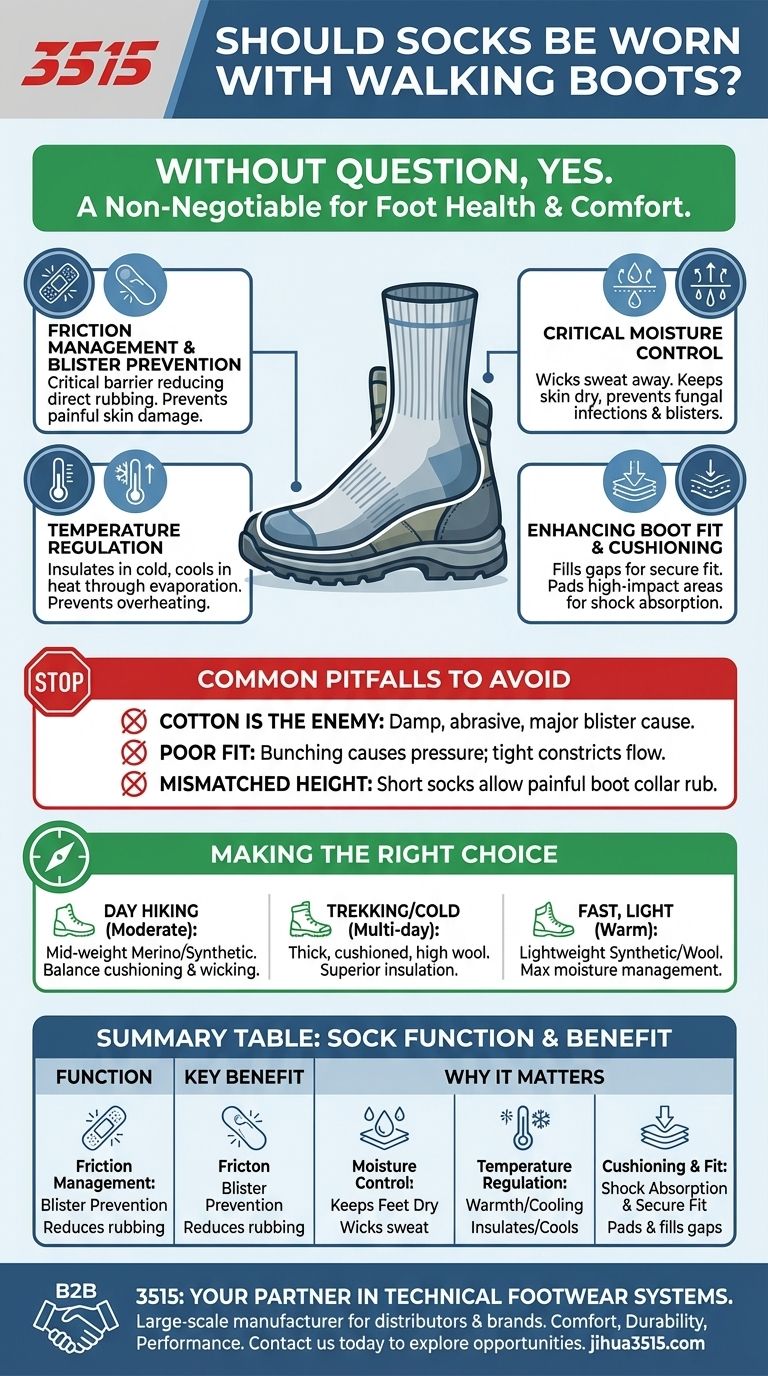 Sollte man Wanderschuhe mit Socken tragen und warum? Der ultimative Leitfaden für Fußgesundheit und Komfort Visuelle Anleitung