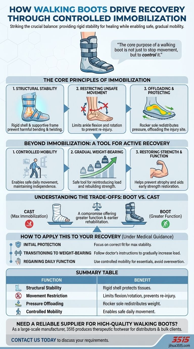 ¿Cómo contribuyen las botas para caminar a la inmovilización durante la recuperación? Soporte esencial para una curación segura Guía Visual