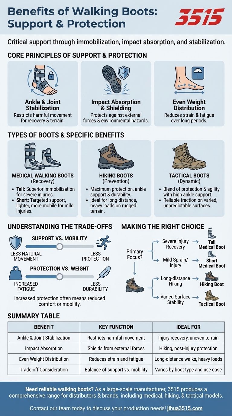 步行靴在支撑和保护方面有何益处？最大化稳定性和预防伤害 图解指南