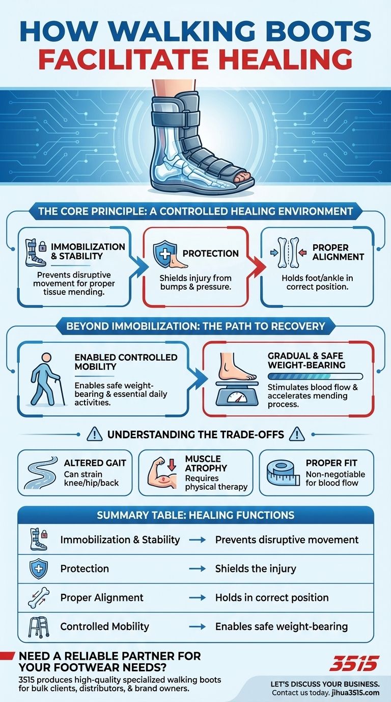 D’une manière ou d’une autre, les bottes de marche facilitent la guérison ? La clé d’une récupération contrôlée et active Guide Visuel