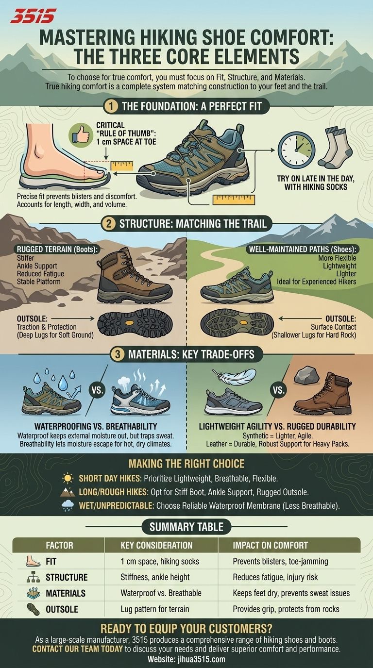 Welche Faktoren sollten bei der Auswahl von Wanderschuhen für Komfort berücksichtigt werden? Finden Sie die perfekte Passform für den Trail Visuelle Anleitung