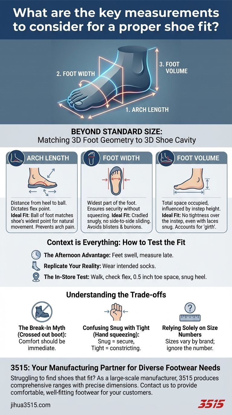 Quali sono le misurazioni chiave per una corretta calzata della scarpa? Ottieni comfort e supporto duraturi Guida Visiva