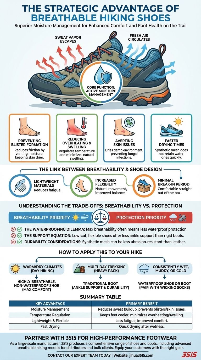 Quels sont les avantages des chaussures de randonnée respirantes ? Maximiser le confort et prévenir les ampoules Guide Visuel